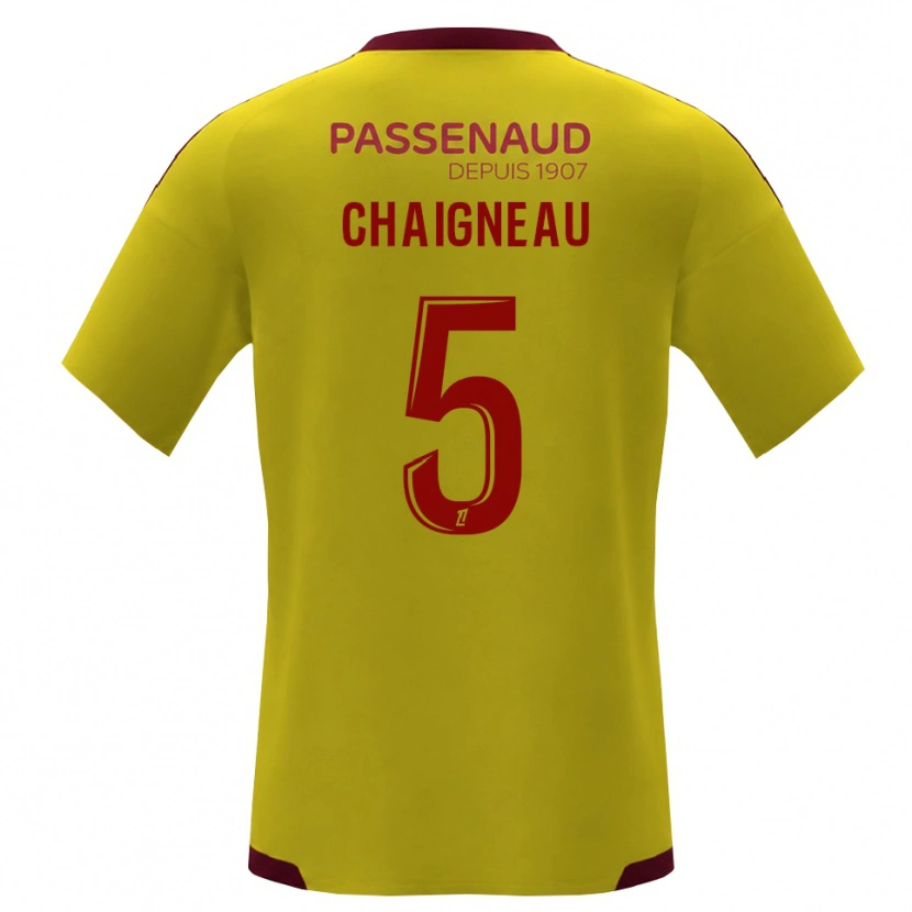 Danxen Damen Swann Chaigneau #5 Gelb Rot Grün Auswärtstrikot Trikot 2026/27 T-Shirt Schweiz