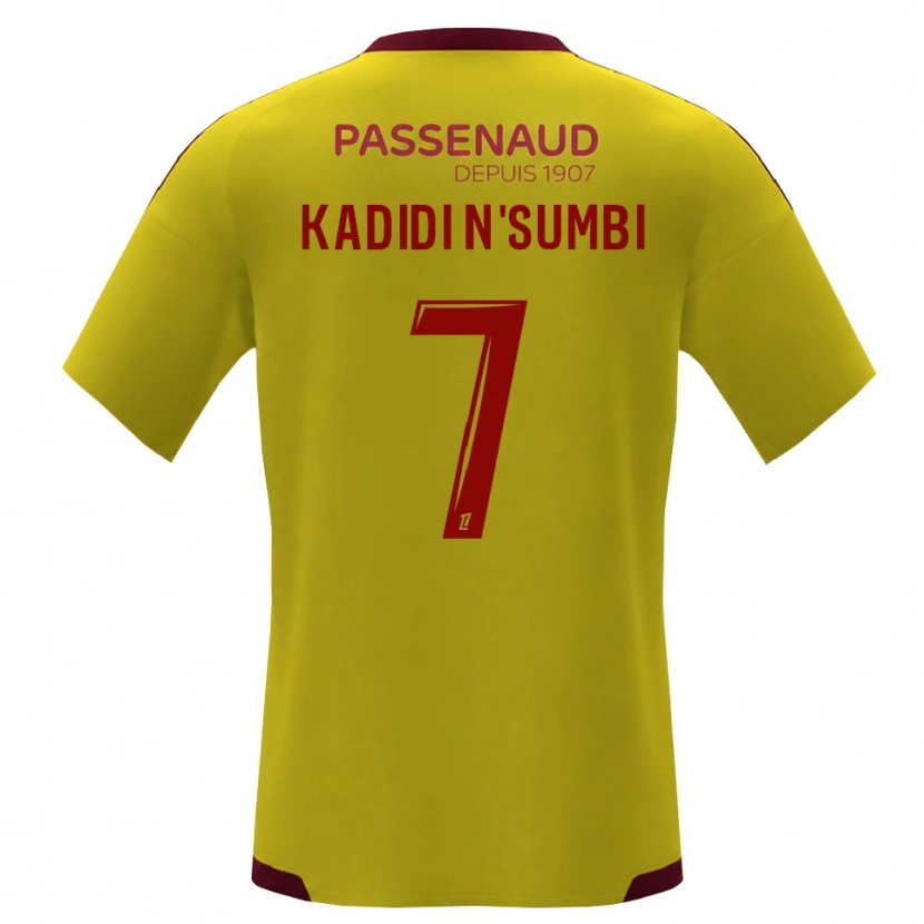 Danxen Damen Andy Junior Kadidi N'sumbi #7 Gelb Rot Grün Auswärtstrikot Trikot 2026/27 T-Shirt Schweiz