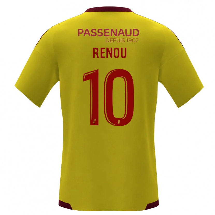 Danxen Damen Baptiste Renou #10 Gelb Rot Grün Auswärtstrikot Trikot 2026/27 T-Shirt Schweiz