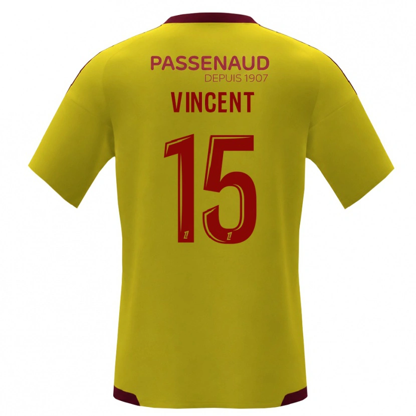Danxen Damen Noah Vincent #15 Gelb Rot Grün Auswärtstrikot Trikot 2026/27 T-Shirt Schweiz