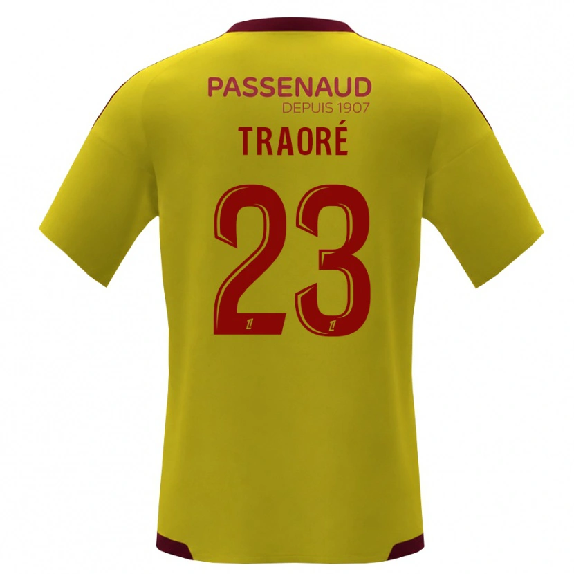 Danxen Damen Daouda Traoré #23 Gelb Rot Grün Auswärtstrikot Trikot 2026/27 T-Shirt Schweiz