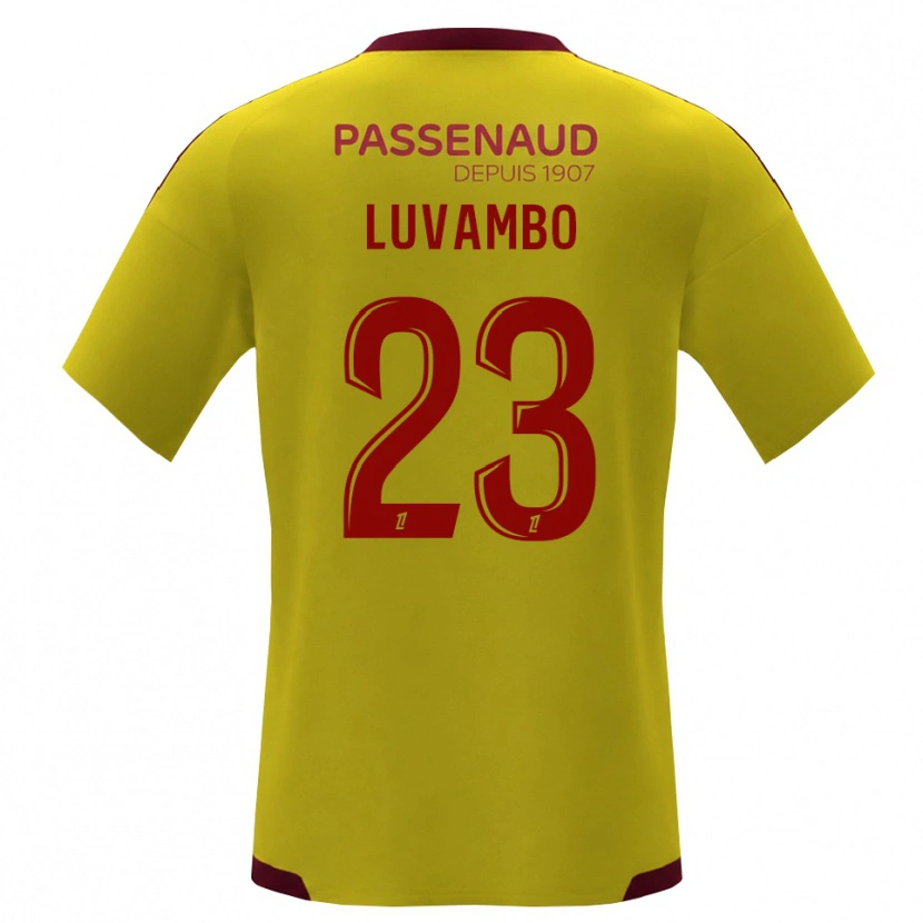 Danxen Damen Taylor Luvambo #23 Gelb Rot Grün Auswärtstrikot Trikot 2026/27 T-Shirt Schweiz