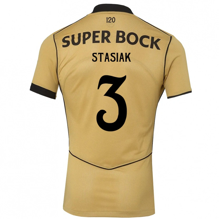 Danxen Damen Jakub Stasiak #3 Goldgelb Schwarz Auswärtstrikot Trikot 2026/27 T-Shirt Schweiz