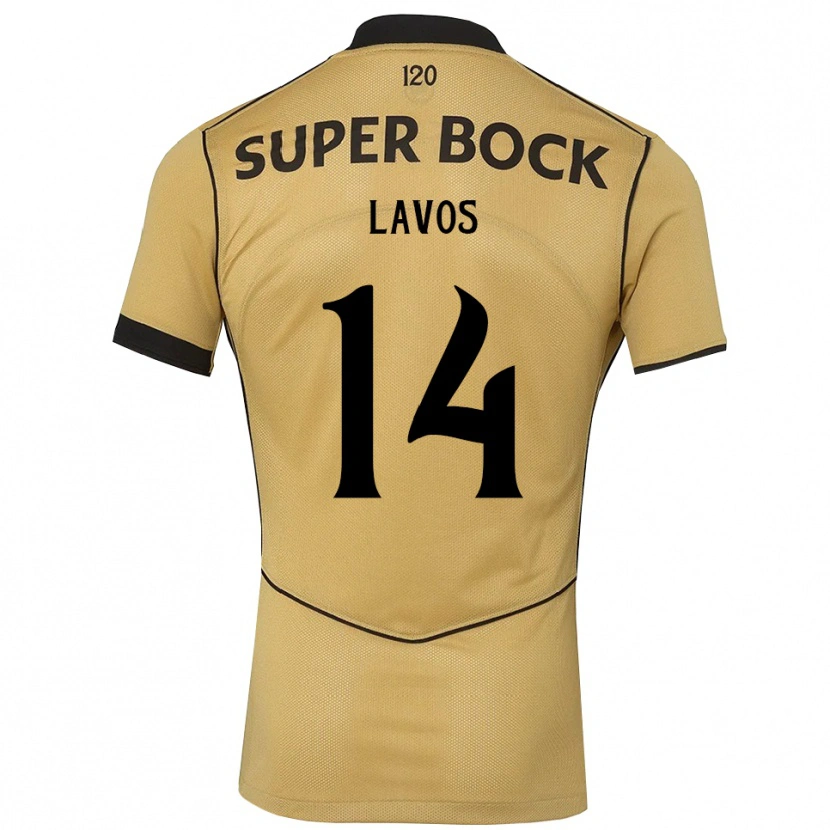 Danxen Damen Bernardo Lavos #14 Goldgelb Schwarz Auswärtstrikot Trikot 2026/27 T-Shirt Schweiz