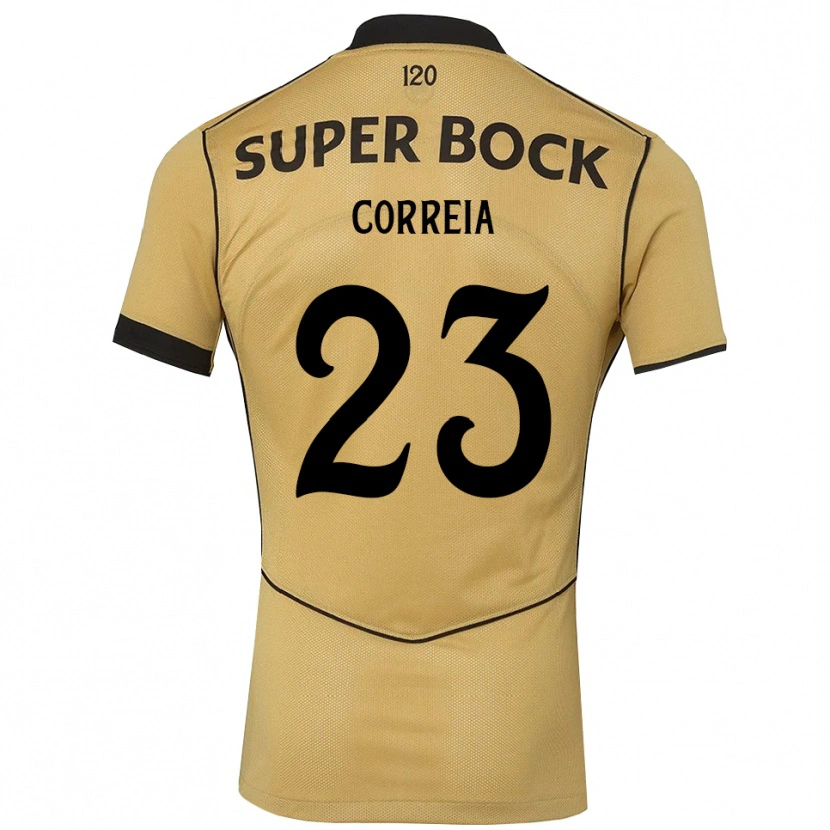 Danxen Damen Duarte Correia #23 Goldgelb Schwarz Auswärtstrikot Trikot 2026/27 T-Shirt Schweiz