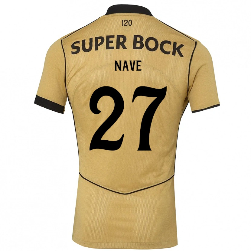 Danxen Damen Matilde Nave #27 Goldgelb Schwarz Auswärtstrikot Trikot 2026/27 T-Shirt Schweiz