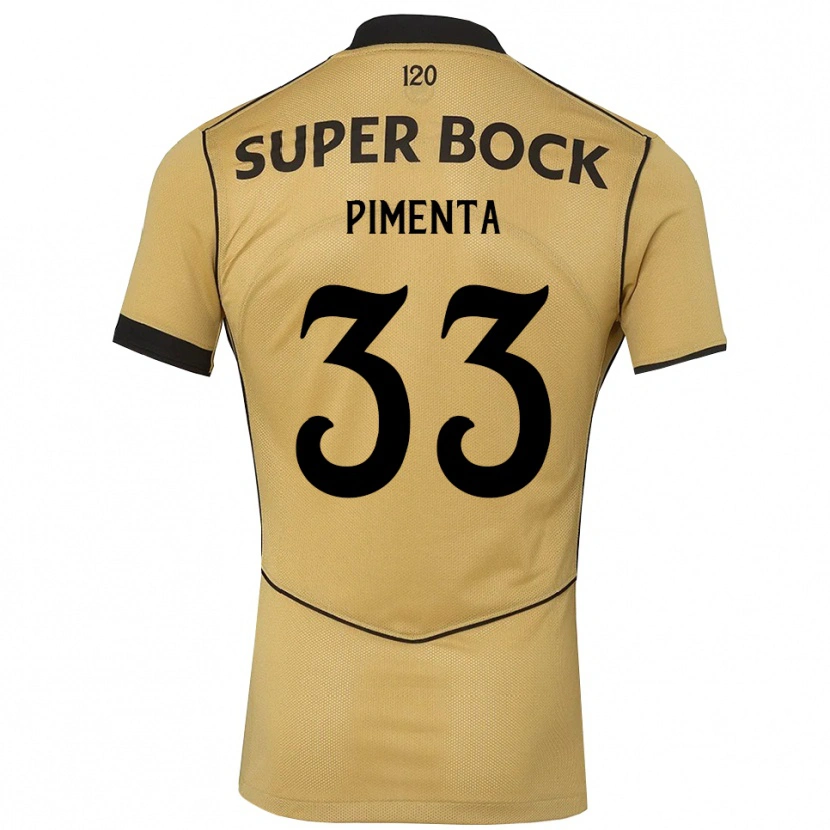 Danxen Damen Carolina Pimenta #33 Goldgelb Schwarz Auswärtstrikot Trikot 2026/27 T-Shirt Schweiz
