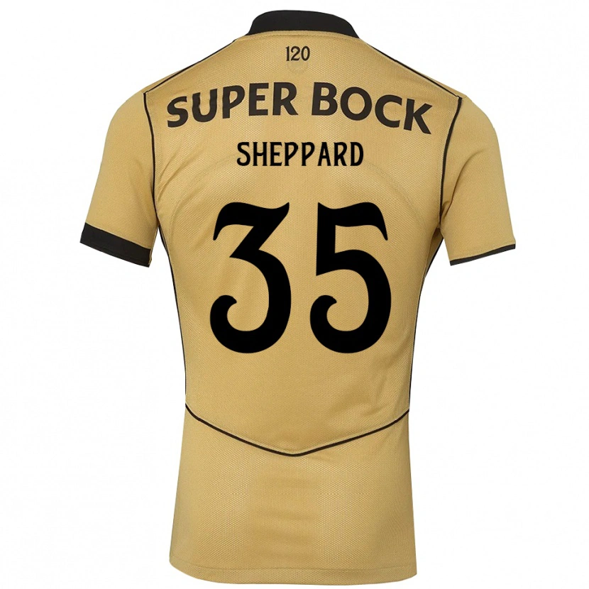Danxen Damen Catriona Sheppard #35 Goldgelb Schwarz Auswärtstrikot Trikot 2026/27 T-Shirt Schweiz