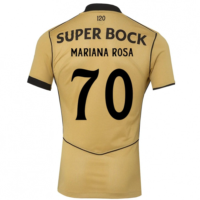 Danxen Damen Mariana Silva Pinto Vilaça Da Rosa #70 Goldgelb Schwarz Auswärtstrikot Trikot 2026/27 T-Shirt Schweiz