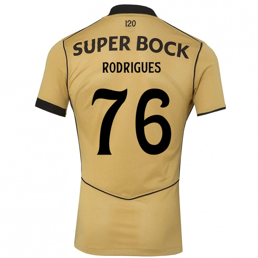Danxen Damen Rodrigo Rodrigues #76 Goldgelb Schwarz Auswärtstrikot Trikot 2026/27 T-Shirt Schweiz