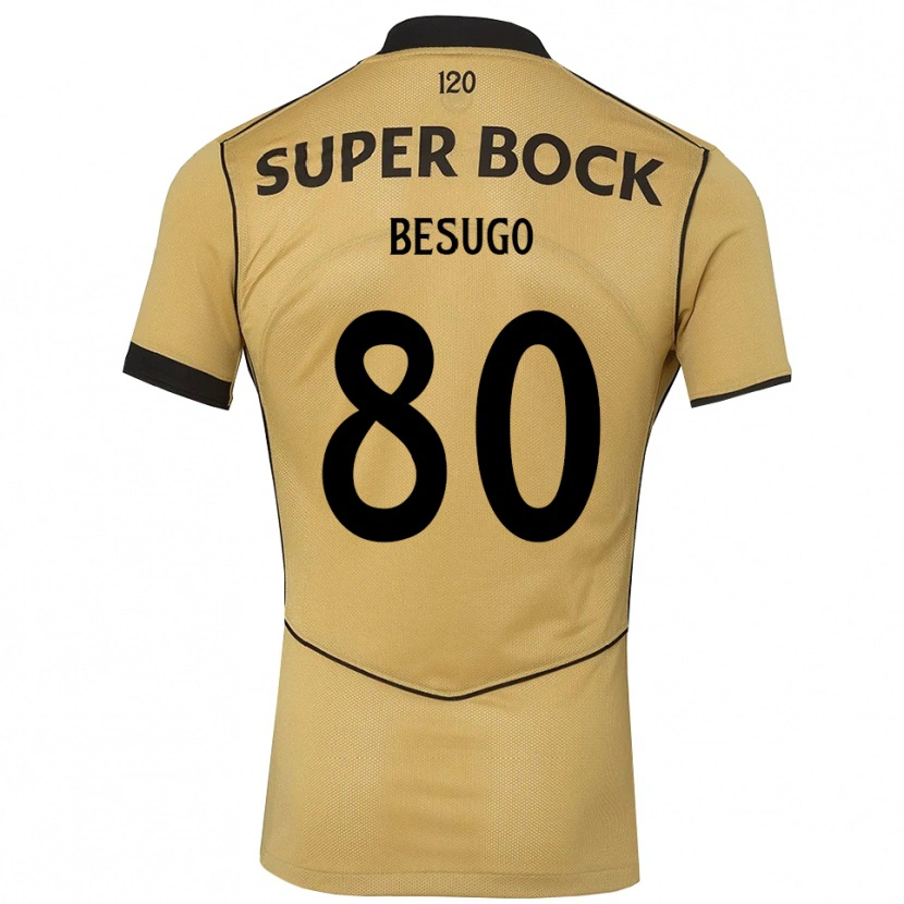 Danxen Damen Rafael Besugo #80 Goldgelb Schwarz Auswärtstrikot Trikot 2026/27 T-Shirt Schweiz