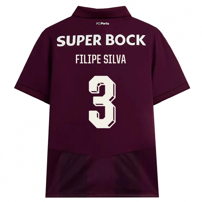 Danxen Damen Filipe Silva #3 Burgund Weiß Auswärtstrikot Trikot 2026/27 T-Shirt Schweiz