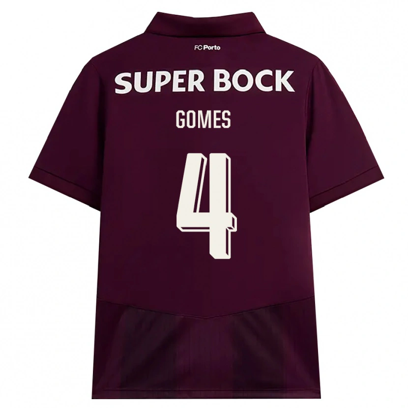 Danxen Damen Salvador Gomes #4 Burgund Weiß Auswärtstrikot Trikot 2026/27 T-Shirt Schweiz