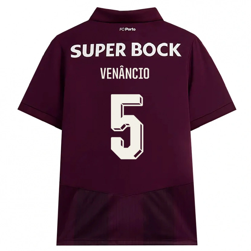 Danxen Damen Eduardo Venâncio #5 Burgund Weiß Auswärtstrikot Trikot 2026/27 T-Shirt Schweiz