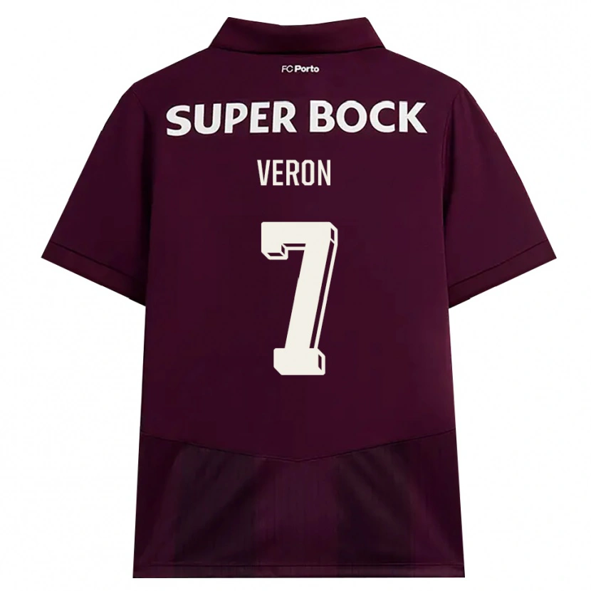 Danxen Damen Gabriel Veron #7 Burgund Weiß Auswärtstrikot Trikot 2026/27 T-Shirt Schweiz