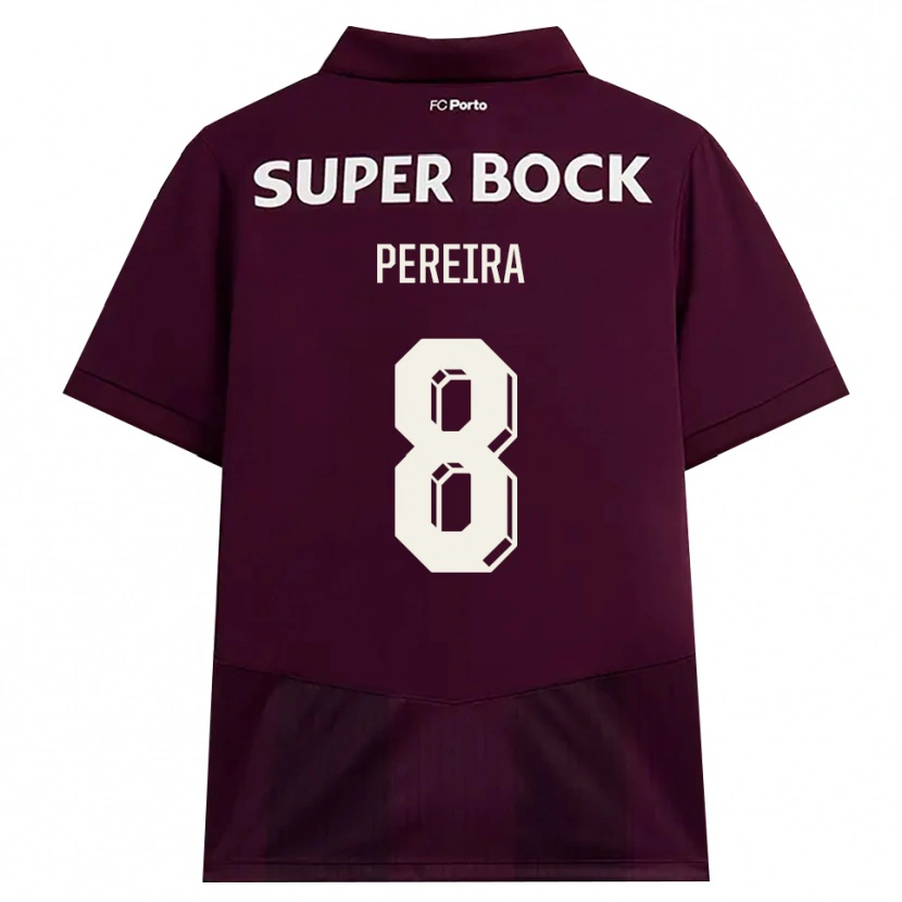Danxen Damen Catarina Pereira #8 Burgund Weiß Auswärtstrikot Trikot 2026/27 T-Shirt Schweiz