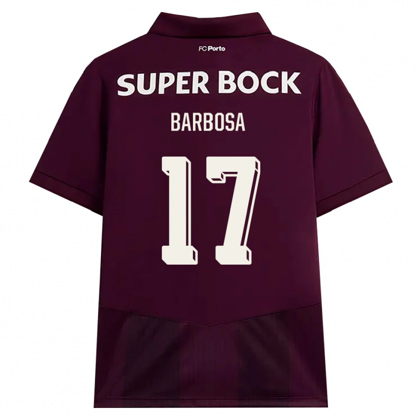 Danxen Damen Rúben Barbosa #17 Burgund Weiß Auswärtstrikot Trikot 2026/27 T-Shirt Schweiz