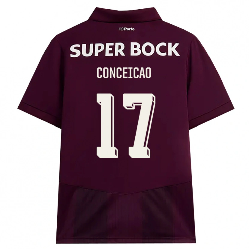 Danxen Damen Rodrigo Conceicao #17 Burgund Weiß Auswärtstrikot Trikot 2026/27 T-Shirt Schweiz
