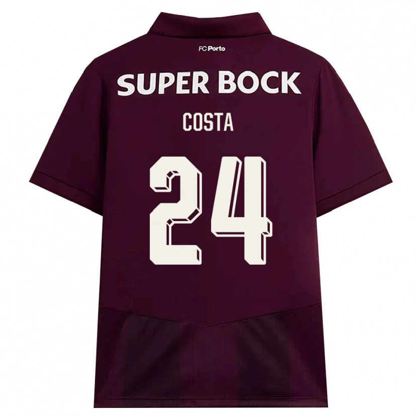 Danxen Damen João Costa #24 Burgund Weiß Auswärtstrikot Trikot 2026/27 T-Shirt Schweiz