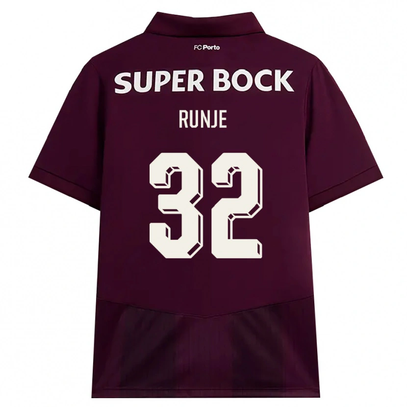 Danxen Damen Roko Runje #32 Burgund Weiß Auswärtstrikot Trikot 2026/27 T-Shirt Schweiz
