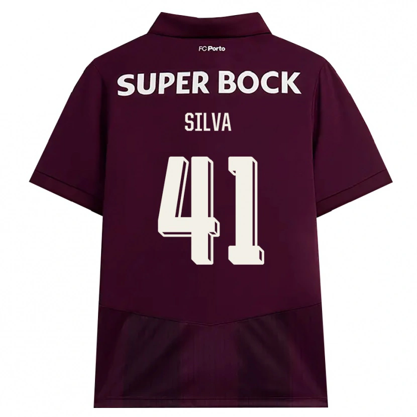 Danxen Damen Gonçalo Silva #41 Burgund Weiß Auswärtstrikot Trikot 2026/27 T-Shirt Schweiz