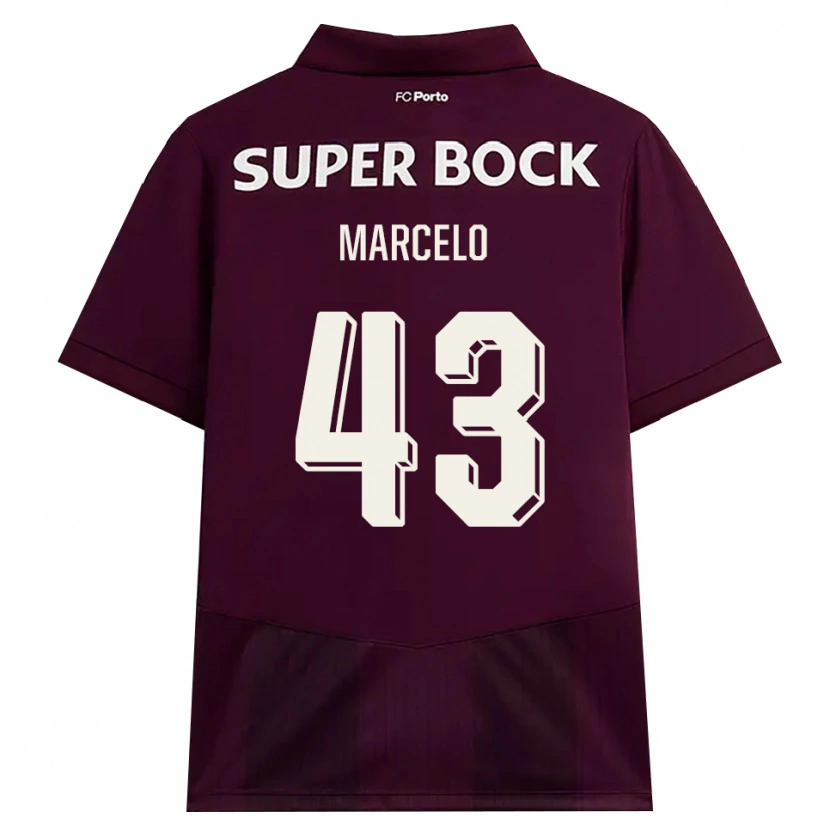 Danxen Damen Joao Marcelo #43 Burgund Weiß Auswärtstrikot Trikot 2026/27 T-Shirt Schweiz