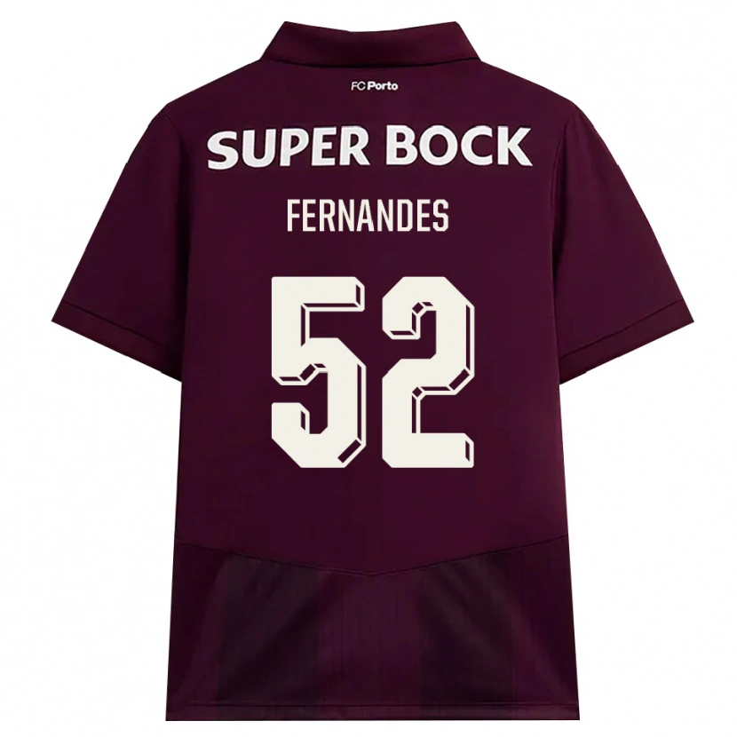 Danxen Damen Martim Fernandes #52 Burgund Weiß Auswärtstrikot Trikot 2026/27 T-Shirt Schweiz