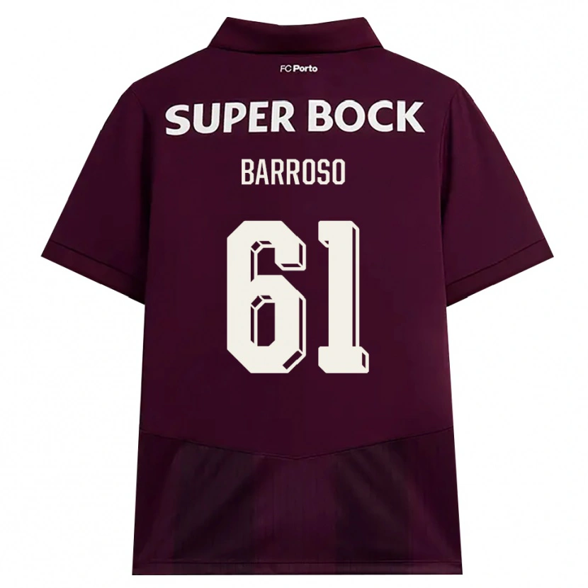 Danxen Damen Francisco Barroso #61 Burgund Weiß Auswärtstrikot Trikot 2026/27 T-Shirt Schweiz