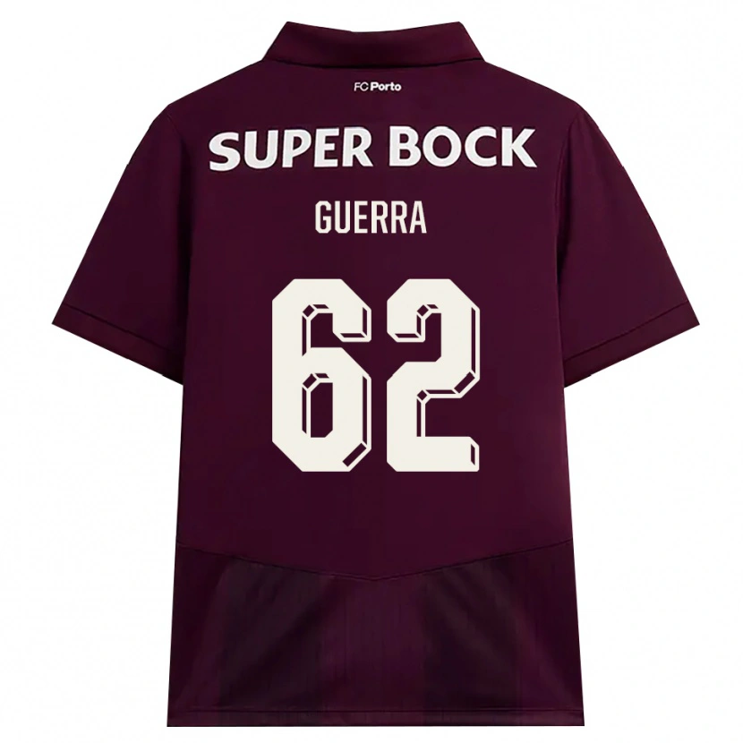 Danxen Damen Gustavo Guerra #62 Burgund Weiß Auswärtstrikot Trikot 2026/27 T-Shirt Schweiz