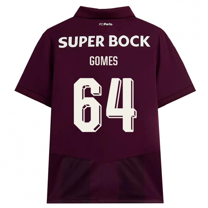 Danxen Damen Luís Gomes #64 Burgund Weiß Auswärtstrikot Trikot 2026/27 T-Shirt Schweiz
