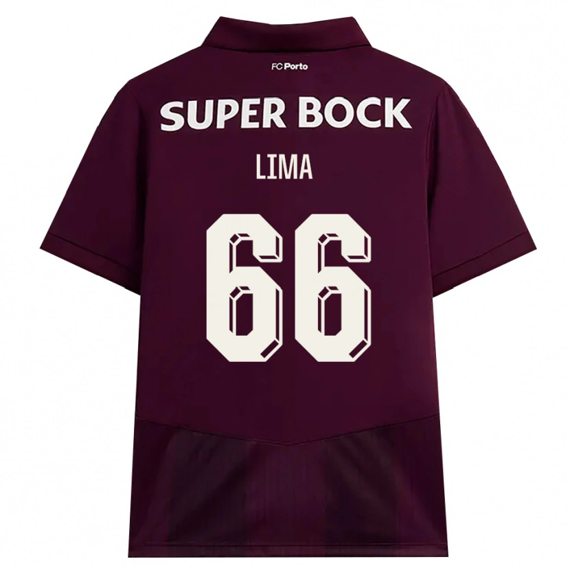 Danxen Damen Bernardo Lima #66 Burgund Weiß Auswärtstrikot Trikot 2026/27 T-Shirt Schweiz