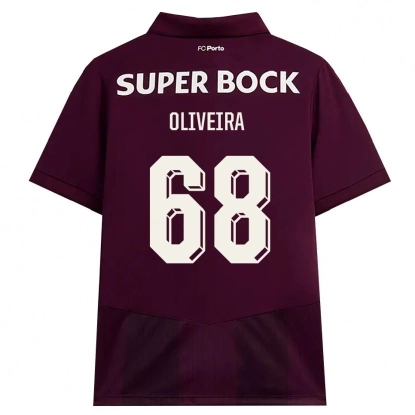 Danxen Damen André Oliveira #68 Burgund Weiß Auswärtstrikot Trikot 2026/27 T-Shirt Schweiz