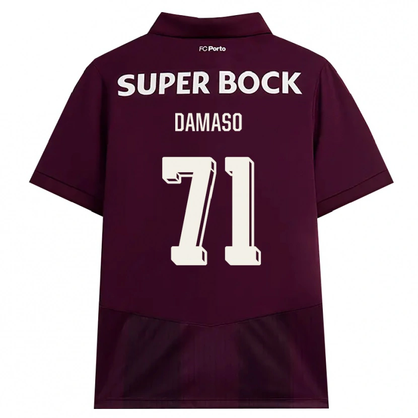 Danxen Damen Nico Damaso #71 Burgund Weiß Auswärtstrikot Trikot 2026/27 T-Shirt Schweiz