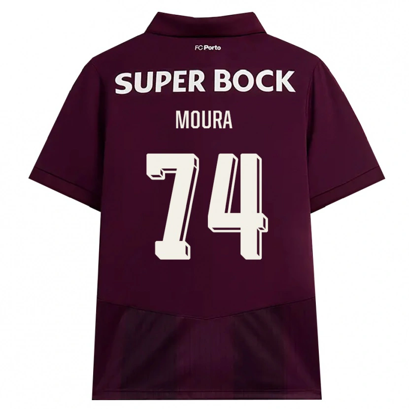 Danxen Damen Francisco Moura #74 Burgund Weiß Auswärtstrikot Trikot 2026/27 T-Shirt Schweiz