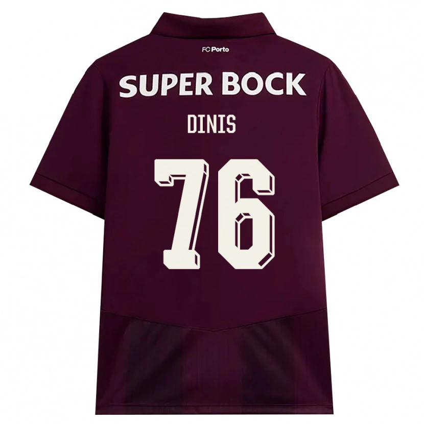 Danxen Damen Dinis Andrade Rodrigues #76 Burgund Weiß Auswärtstrikot Trikot 2026/27 T-Shirt Schweiz