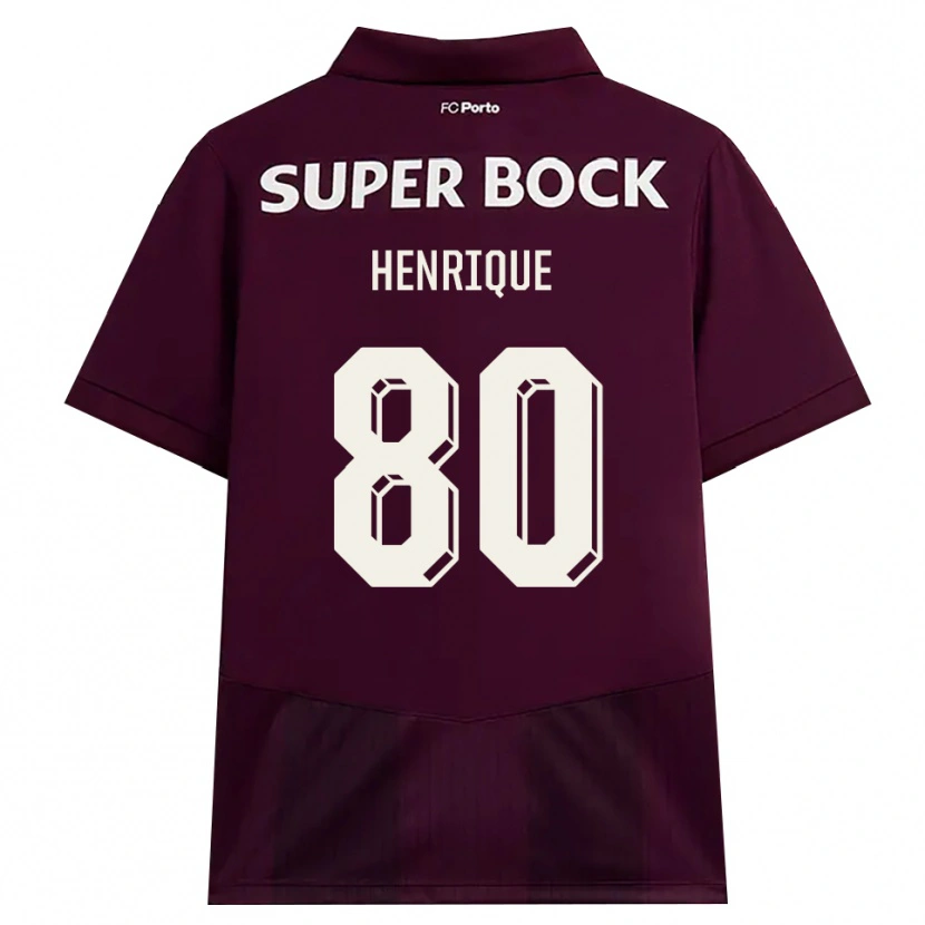 Danxen Damen Kaio Henrique #80 Burgund Weiß Auswärtstrikot Trikot 2026/27 T-Shirt Schweiz