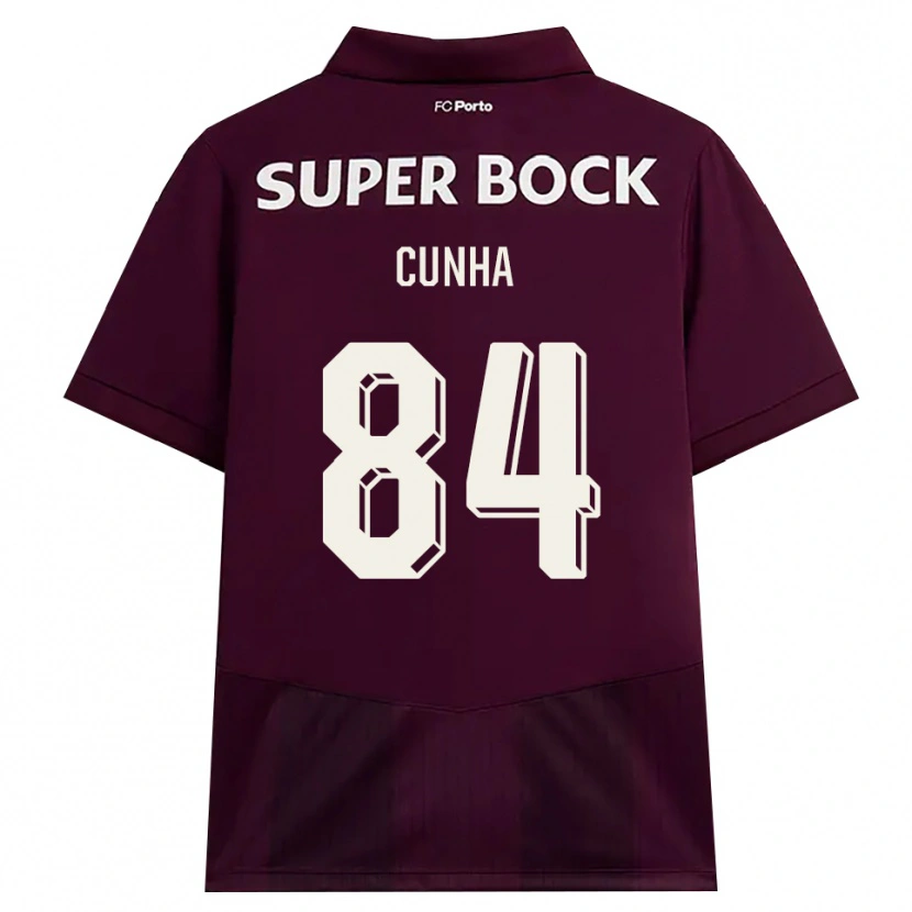 Danxen Damen Martim Cunha #84 Burgund Weiß Auswärtstrikot Trikot 2026/27 T-Shirt Schweiz