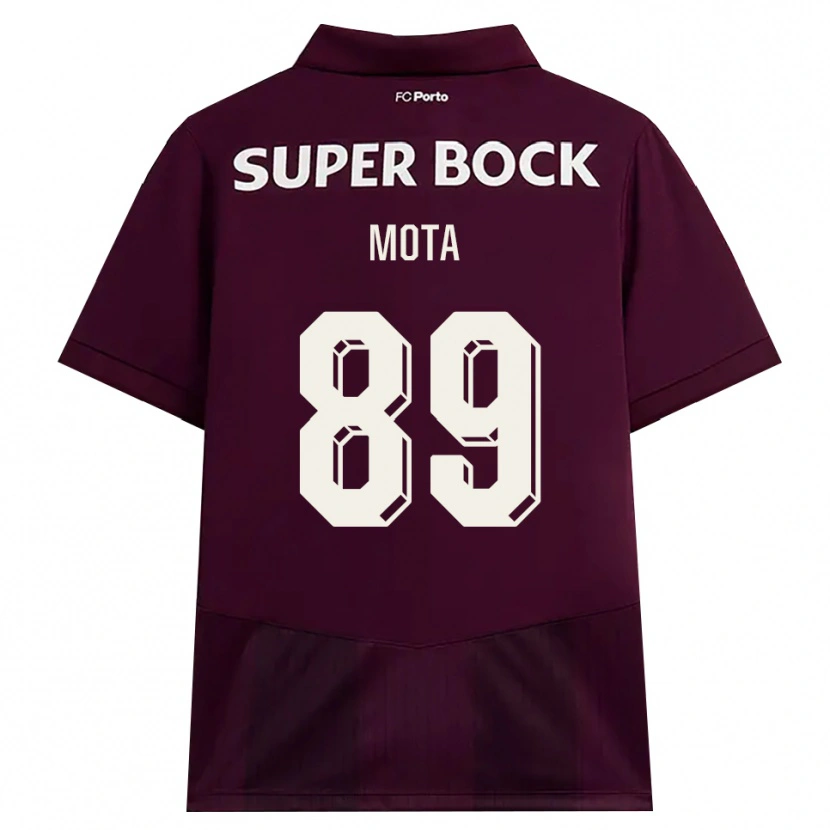 Danxen Damen Luís Mota #89 Burgund Weiß Auswärtstrikot Trikot 2026/27 T-Shirt Schweiz