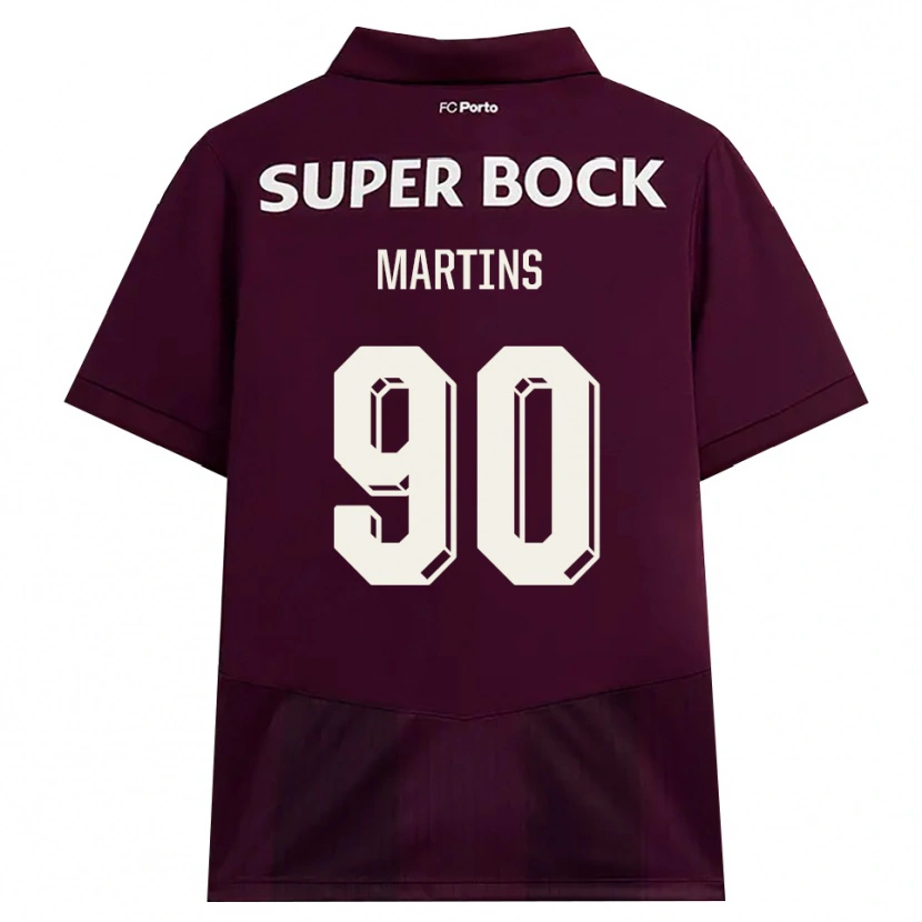 Danxen Damen Gil Martins #90 Burgund Weiß Auswärtstrikot Trikot 2026/27 T-Shirt Schweiz