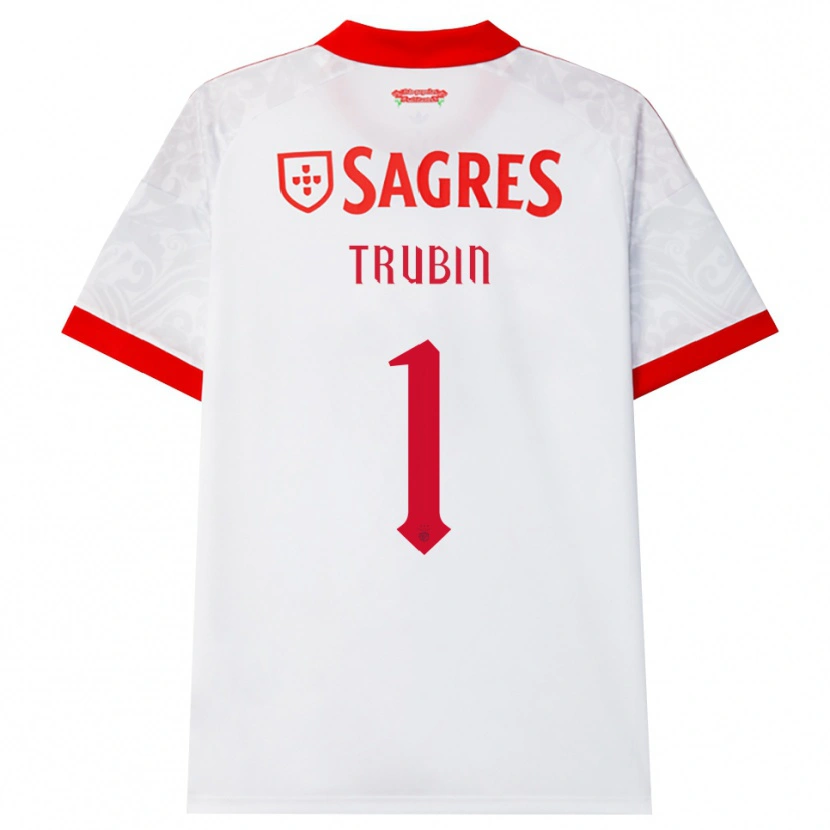 Danxen Damen Anatoliy Trubin #1 Weiß Rot Gelb Auswärtstrikot Trikot 2026/27 T-Shirt Schweiz