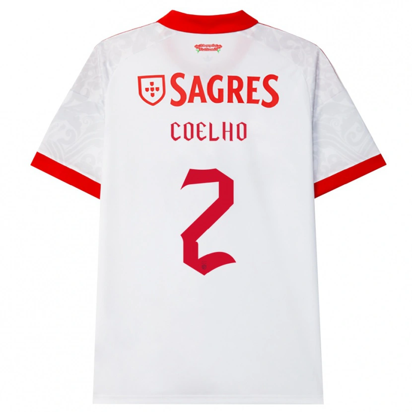 Danxen Damen Diogo Coelho #2 Weiß Rot Gelb Auswärtstrikot Trikot 2026/27 T-Shirt Schweiz
