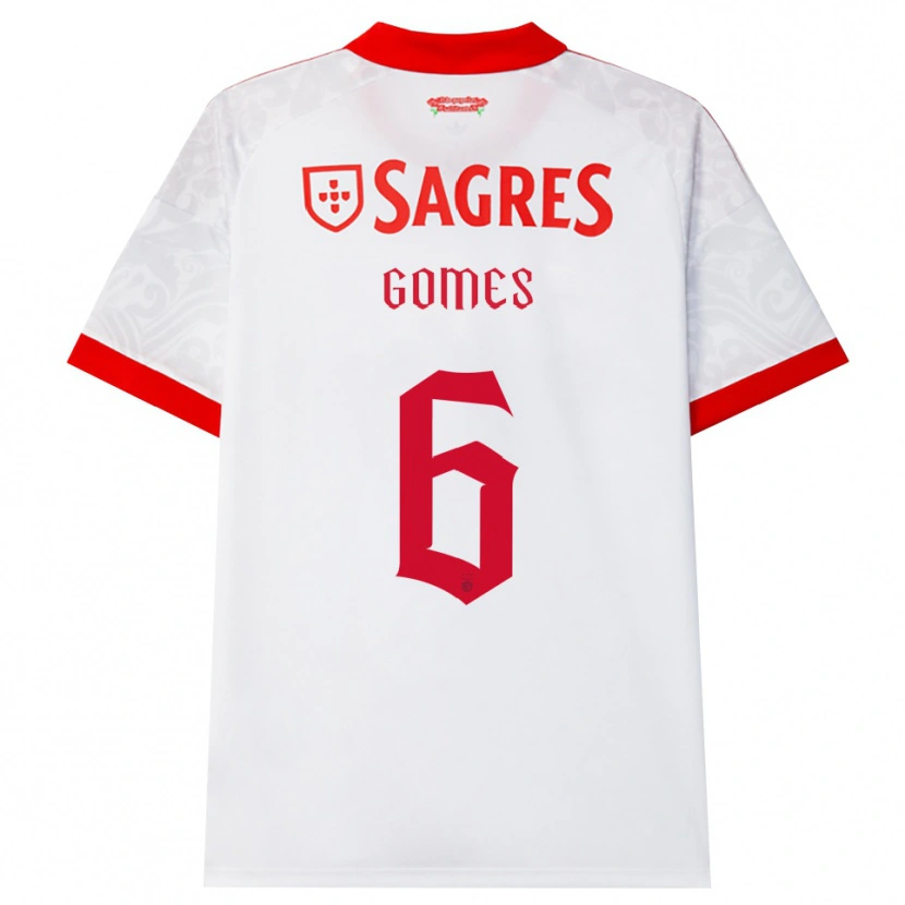 Danxen Damen Hugo Gomes #6 Weiß Rot Gelb Auswärtstrikot Trikot 2026/27 T-Shirt Schweiz
