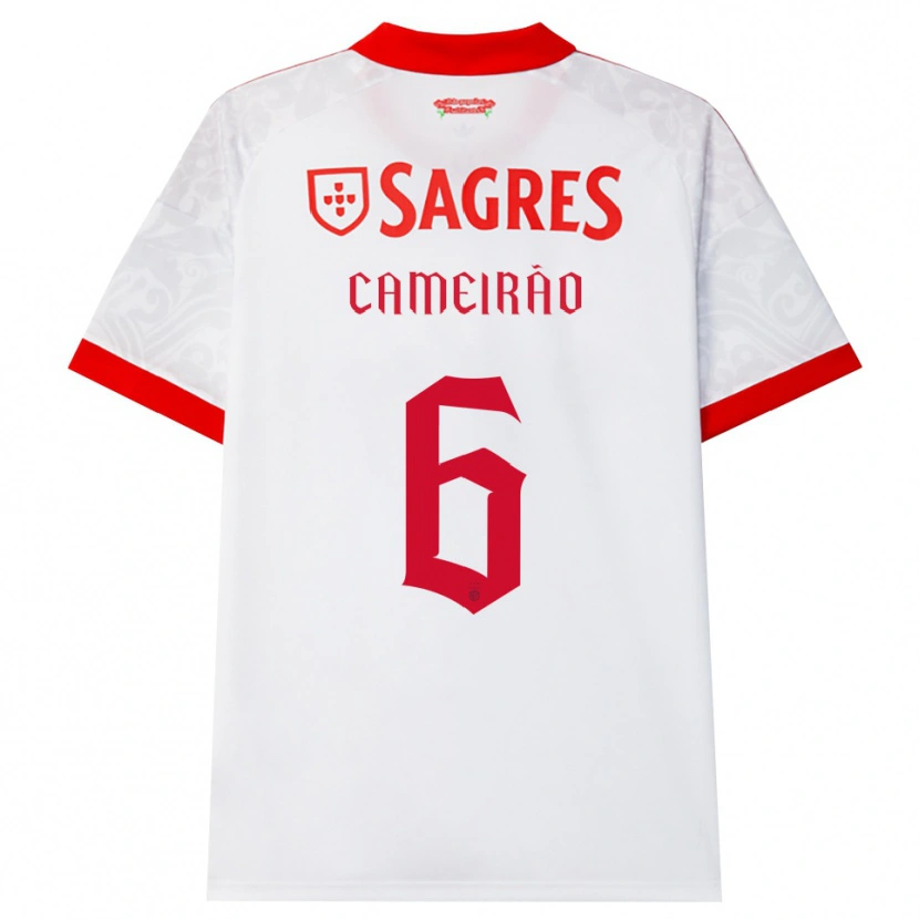 Danxen Damen Beatriz Cameirão #6 Weiß Rot Gelb Auswärtstrikot Trikot 2026/27 T-Shirt Schweiz