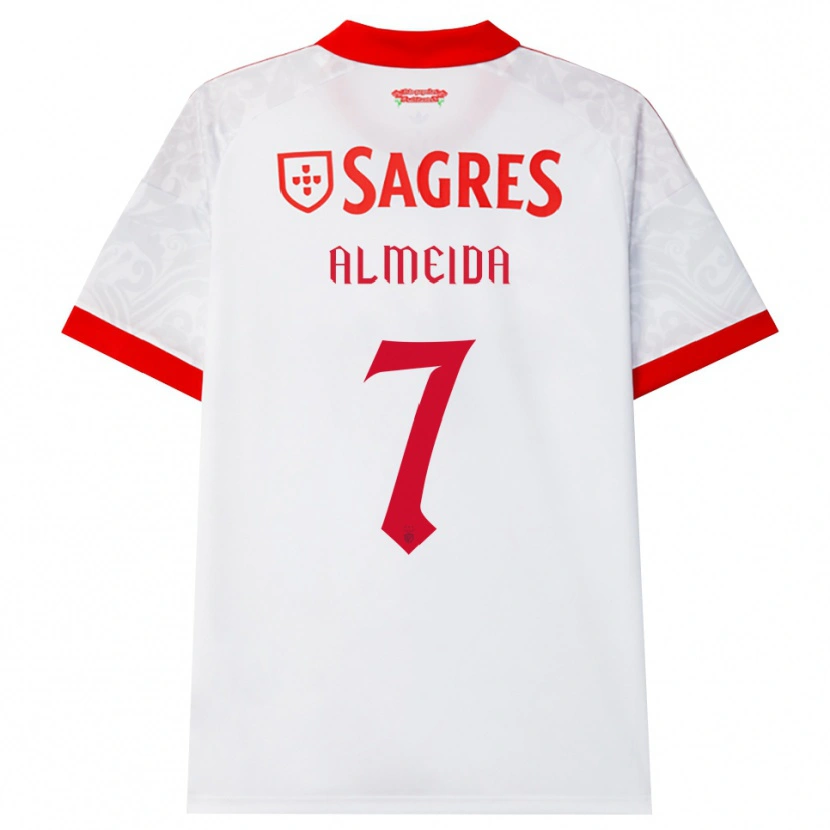 Danxen Damen Tomás Almeida #7 Weiß Rot Gelb Auswärtstrikot Trikot 2026/27 T-Shirt Schweiz
