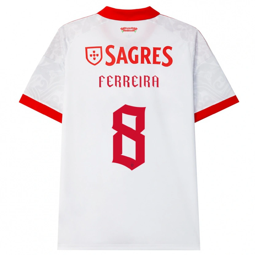 Danxen Damen Isaac Ferreira #8 Weiß Rot Gelb Auswärtstrikot Trikot 2026/27 T-Shirt Schweiz