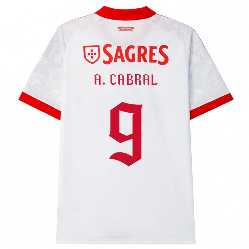 Danxen Damen Arthur Cabral #9 Weiß Rot Gelb Auswärtstrikot Trikot 2026/27 T-Shirt Schweiz