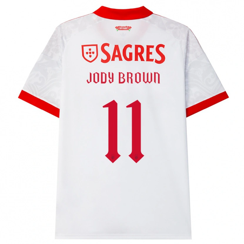 Danxen Damen Jody Brown #11 Weiß Rot Gelb Auswärtstrikot Trikot 2026/27 T-Shirt Schweiz