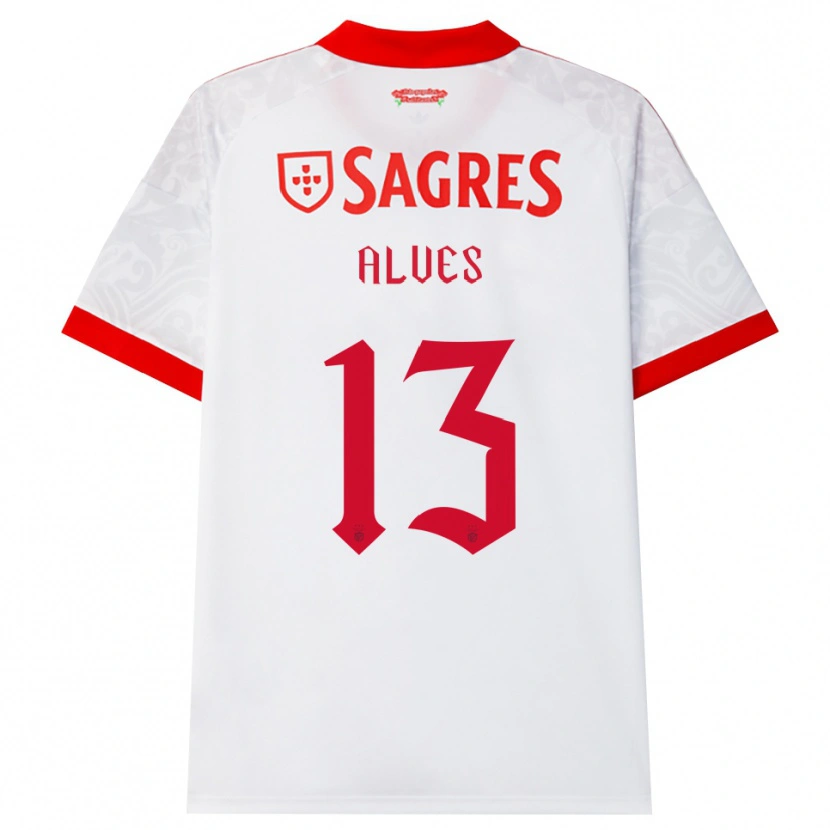 Danxen Damen Lucia Alves #13 Weiß Rot Gelb Auswärtstrikot Trikot 2026/27 T-Shirt Schweiz