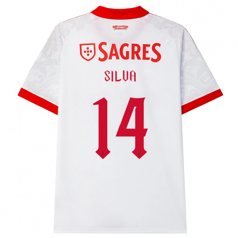 Danxen Damen Gonçalo Silva #14 Weiß Rot Gelb Auswärtstrikot Trikot 2026/27 T-Shirt Schweiz