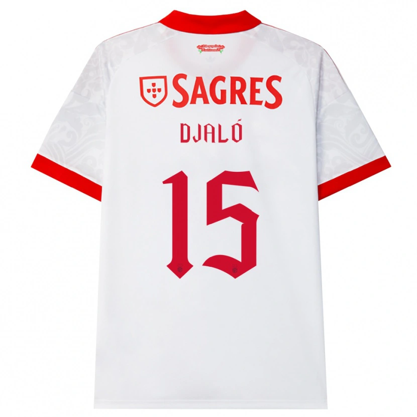Danxen Damen Chrystyan Djaló #15 Weiß Rot Gelb Auswärtstrikot Trikot 2026/27 T-Shirt Schweiz
